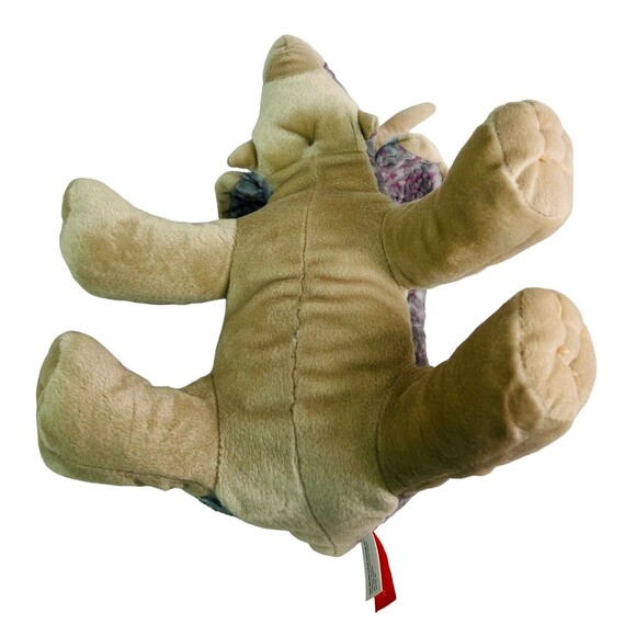 Wild Republic Triceratops Dinosaur Plush 15” Stuffed Animal Toy Beanbag K&M - Picture 10 of 11